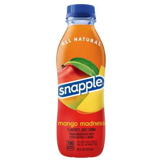 Snapple Juice Drink (16 fl oz) (mango madness)