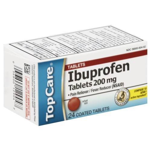 Topcare Ibuprofen 200 mg Tablets (24 tablets)