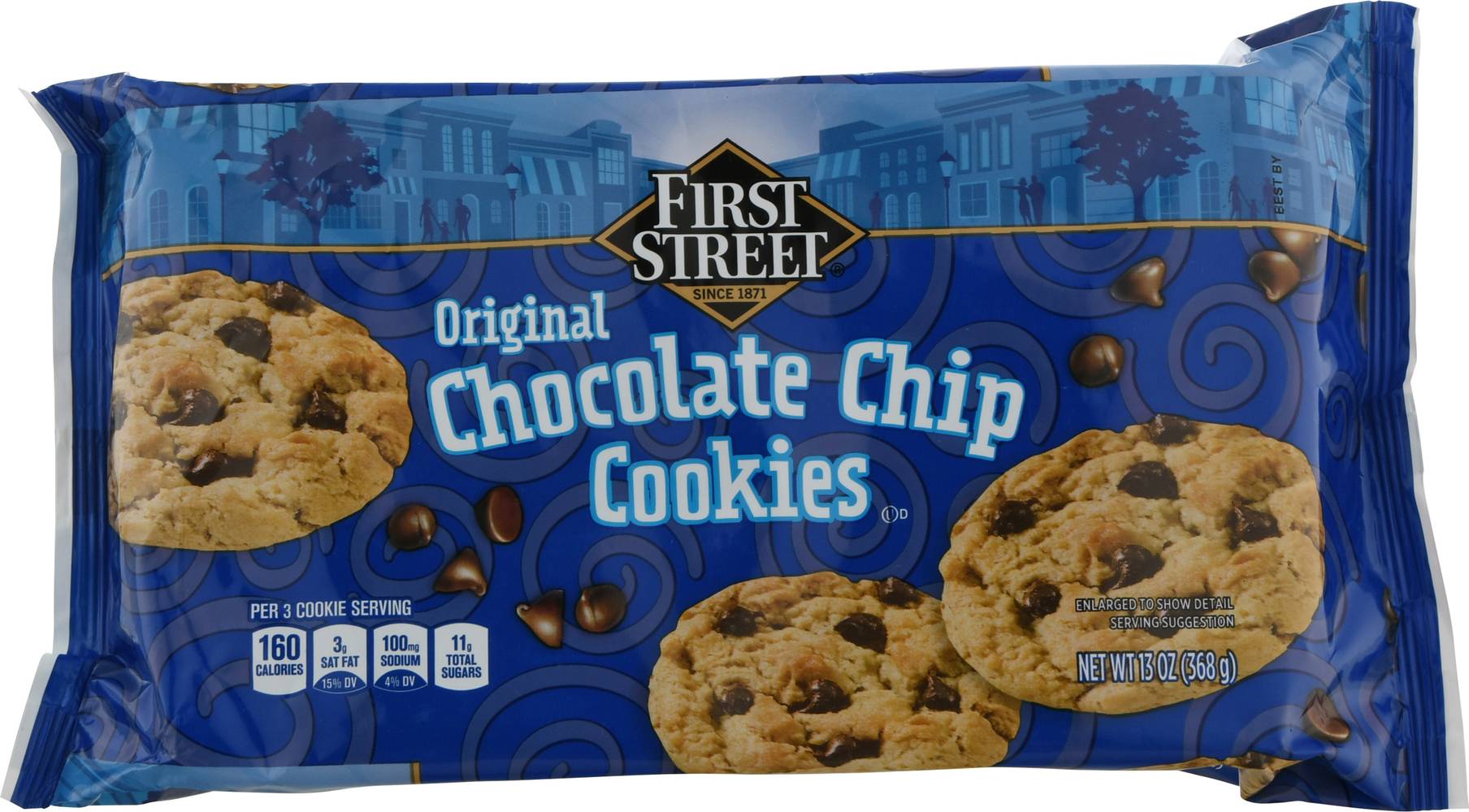 First Street Chocolate Chip Cookies (13 oz)