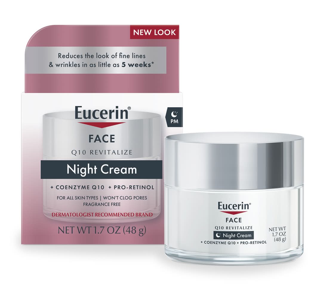 Eucerin Q10 Anti-Wrinkle + Pro-Retinol Night Cream (1.7 oz)