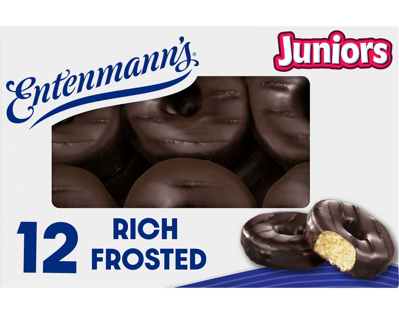 Entenmann's Juniors Donuts, Rich Frosted (14 oz, 12 ct)