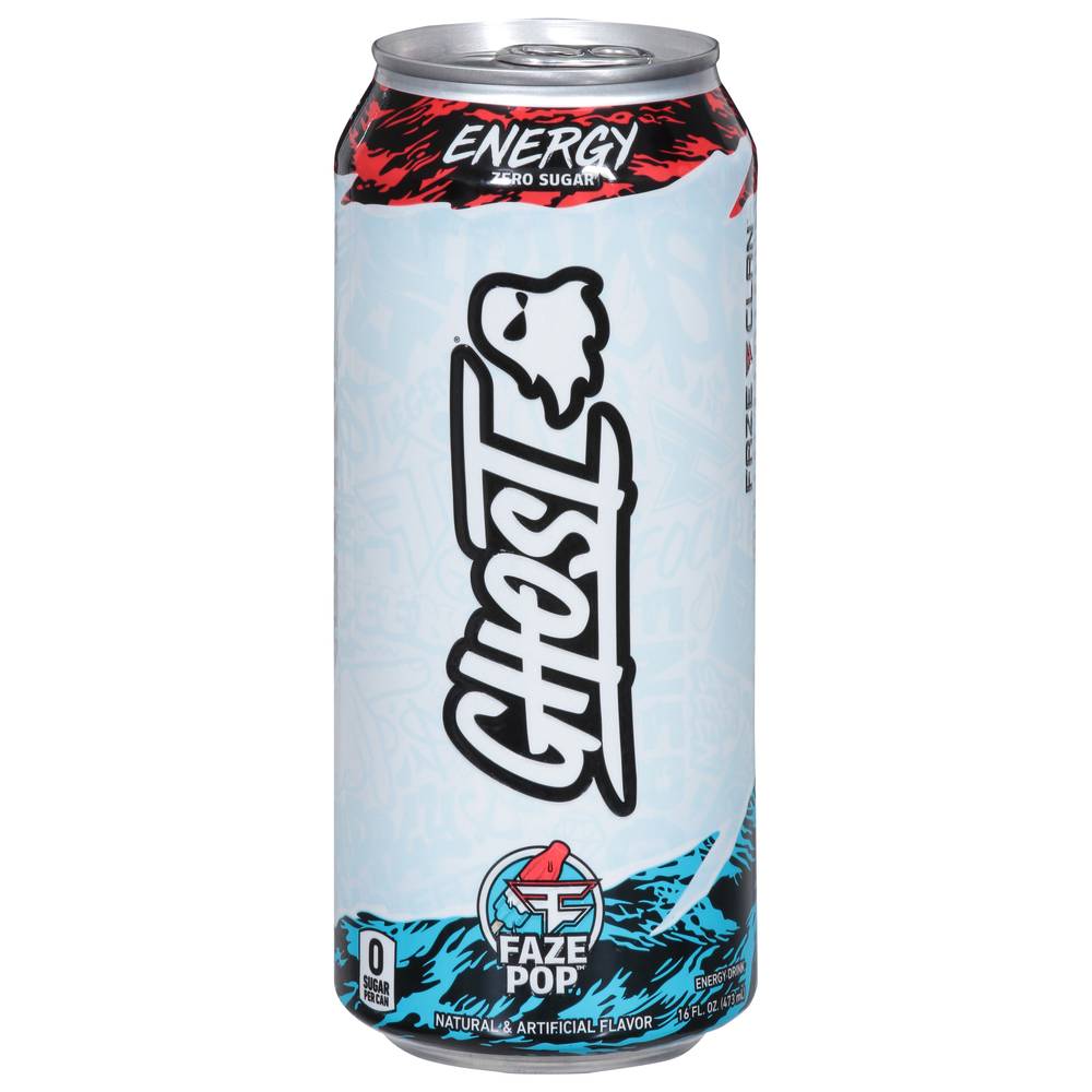 Ghost Zero Sugar Faze Pop Energy Drink (16 fl oz)