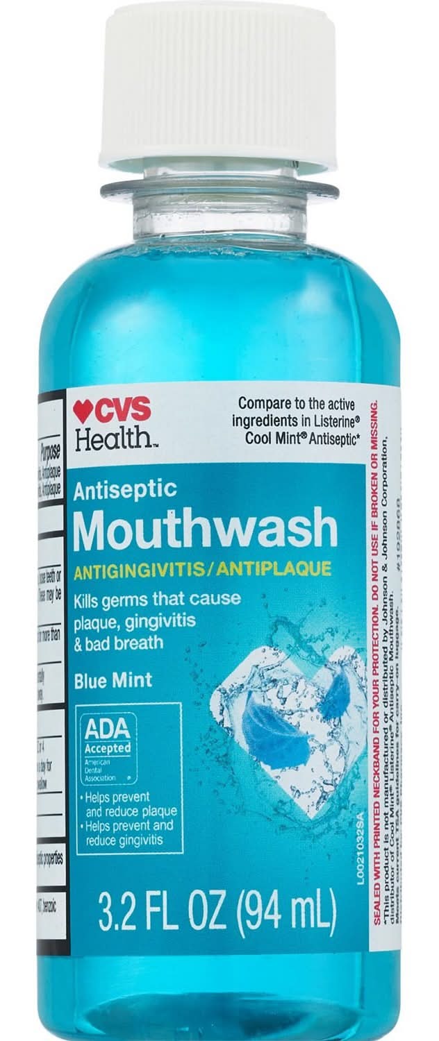 Cvs Refreshing Mouthwash, Mint, 3 Oz