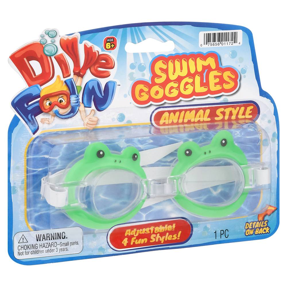 Ja-Ru Dive Fun Animal Style Swim Goggles