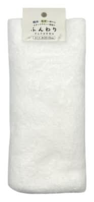 40_武田CP　ふんわりフェイスタオルホワイト