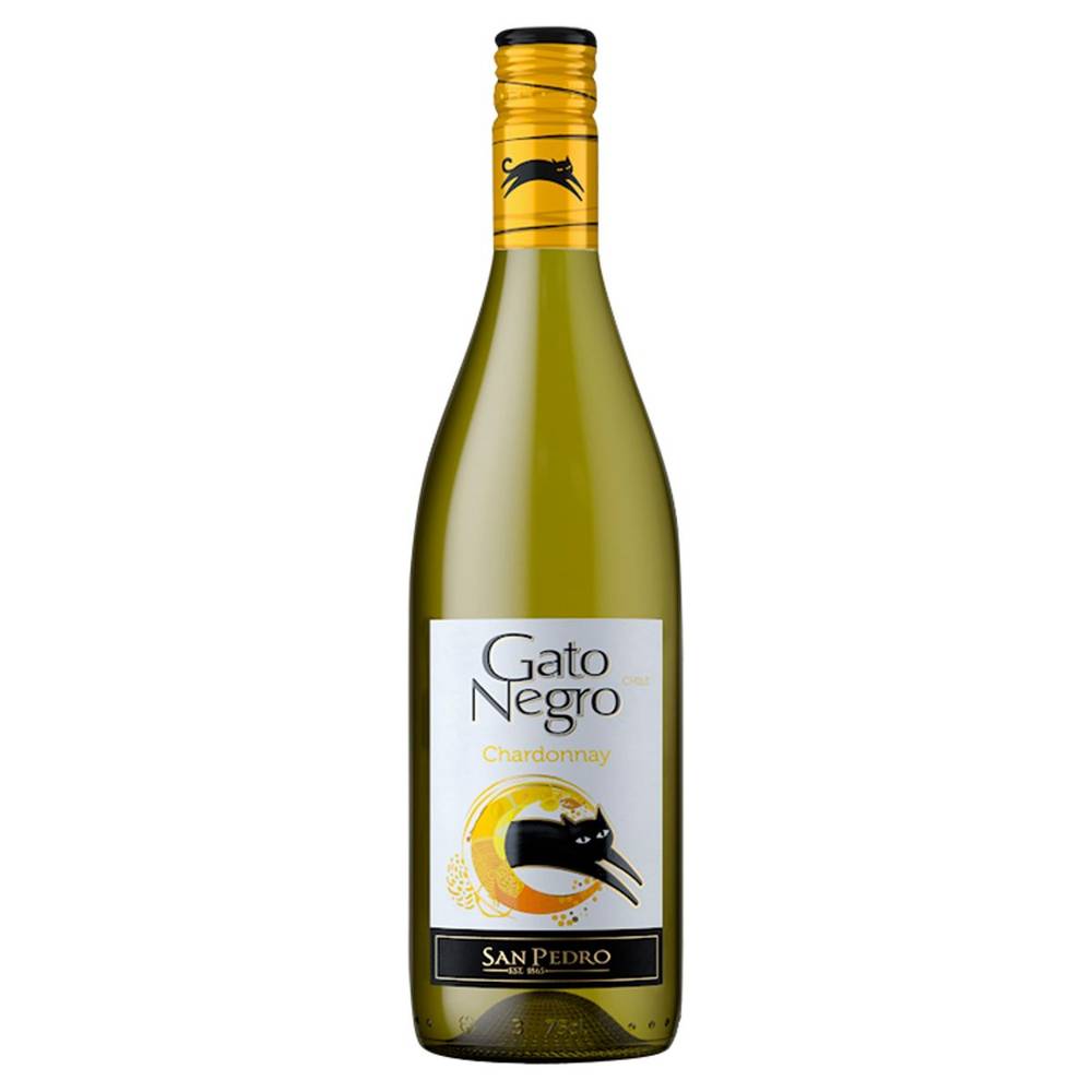 Chili Gato Negro Chardonnay Wit 75 cl