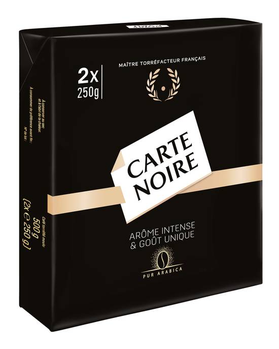 Carte Noire - Café moulu pur arabica (2 pièces)