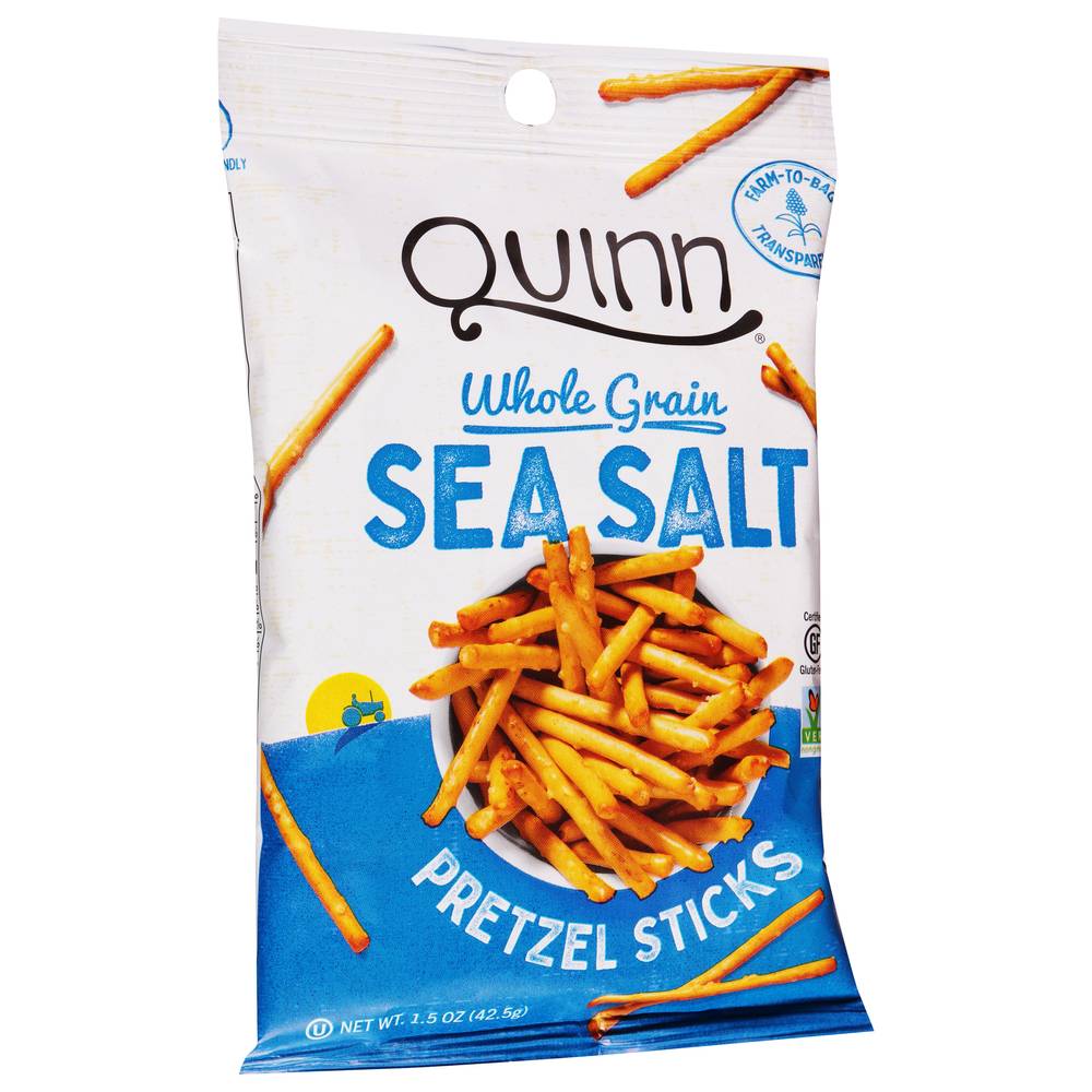 Quinn Whole Grain Sea Salt Pretzel Sticks (1.5 oz)