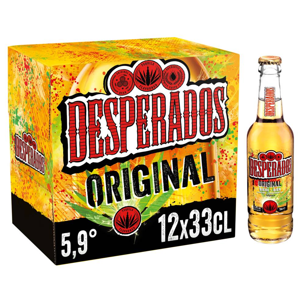 Desperados - Bière, tequila (12 x 330ml)