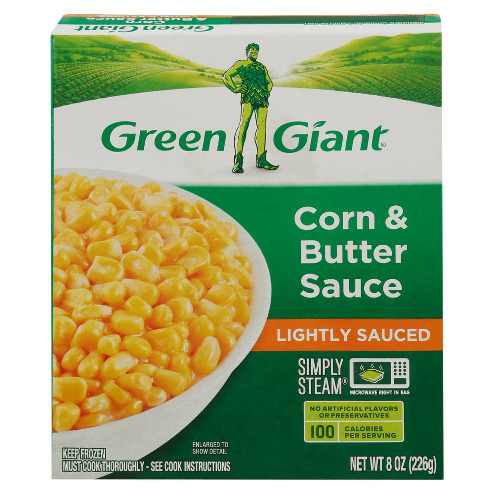 Green Giant Simply Steam Lightly Sauced Corn & Butter Vegetable Sauce (8 oz)