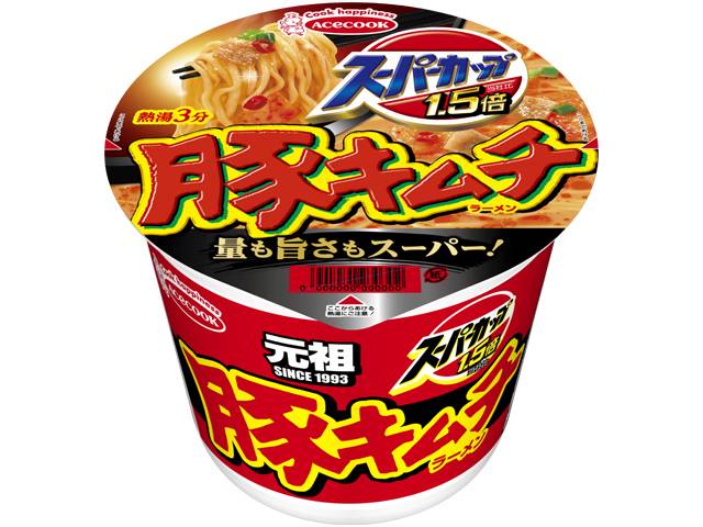 26_エース　スーパーカップ１．５倍【新豚キムチ】（107g）