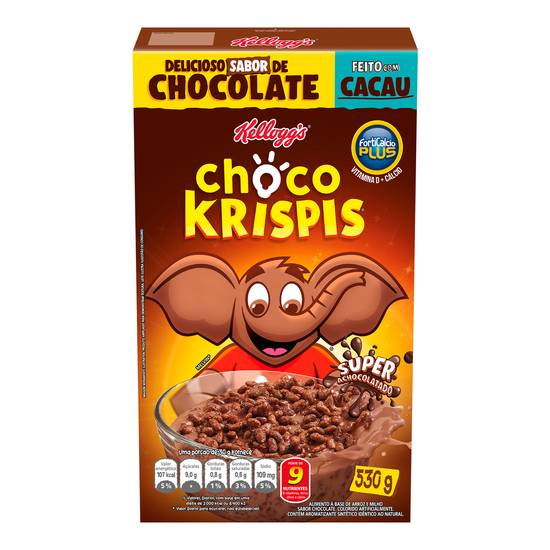 Kellogg's cereal matinal choco krispis super achocolatado (530g)