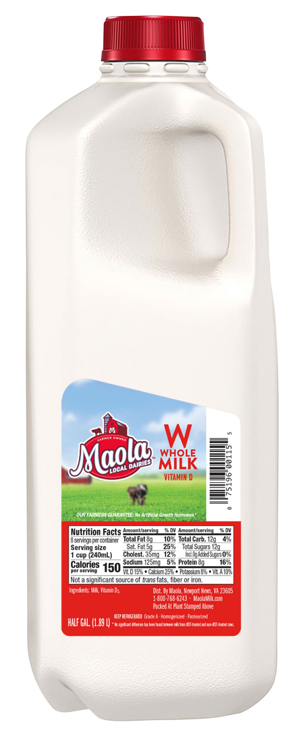 Maola Milk (0.5 gal)