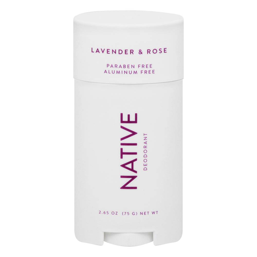 Native Deodorant, Lavender-Rose (2.65 oz)