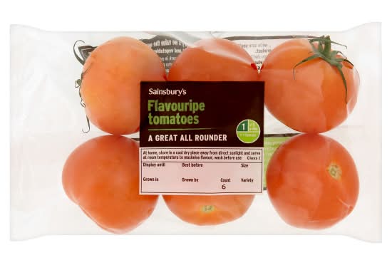 Sainsbury's Classic Round Tomatoes (6 pack)