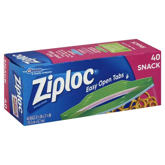 Ziploc Bags Snack (40 bags)