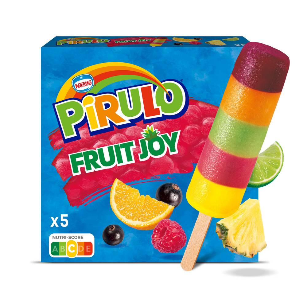 Nestlé - Pirulo glace à l'eau fruit joy, multifruits (5)