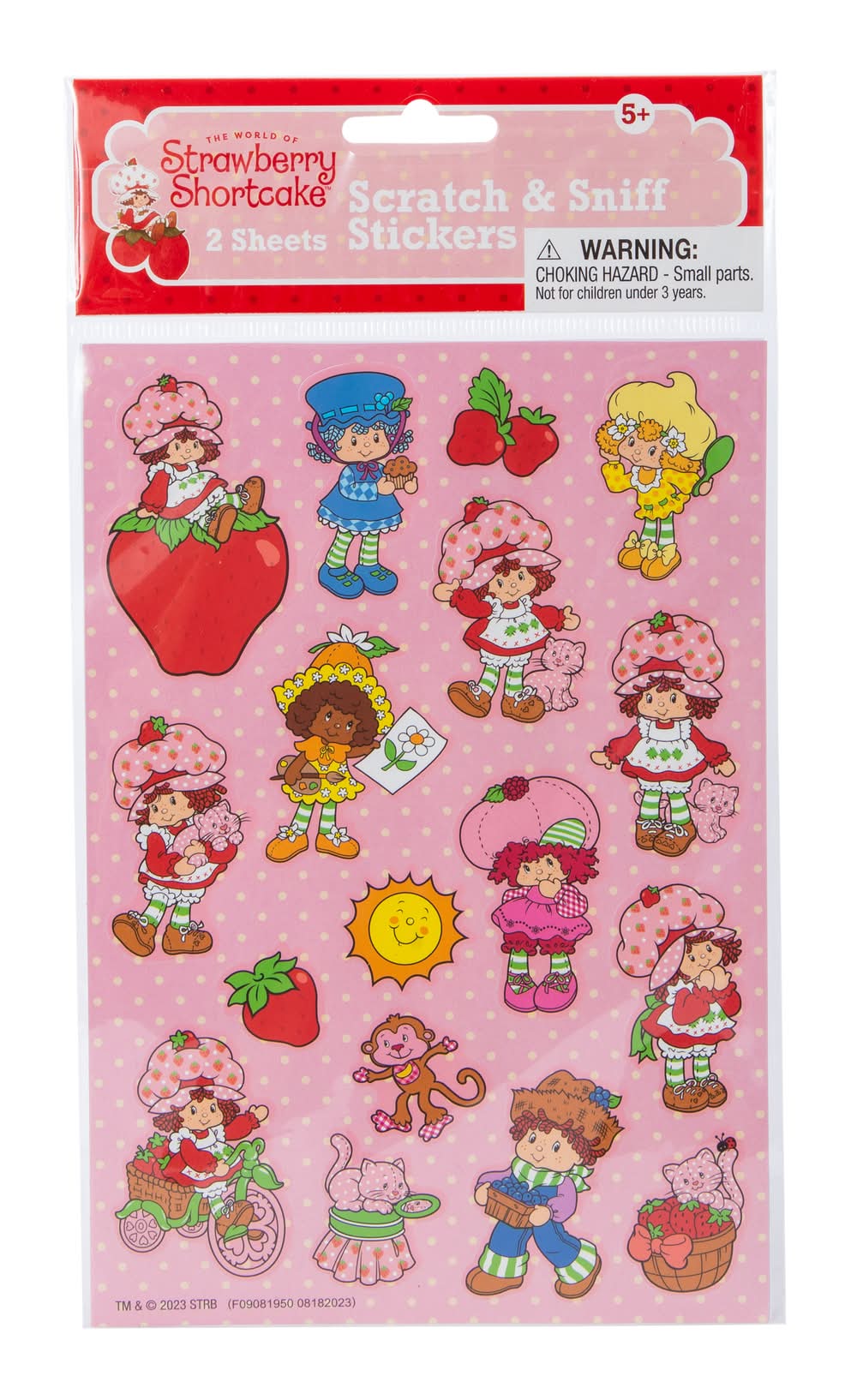 Strawberry Shortcake™ Scratch & Sniff Stickers, 2 Sheets