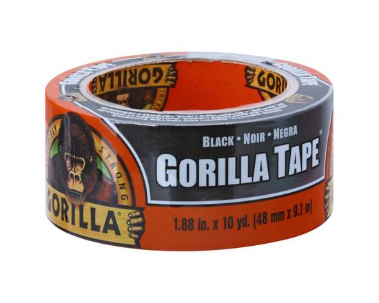 Gorilla · Black Tape, 1.88 in x 10 yd (1 roll)