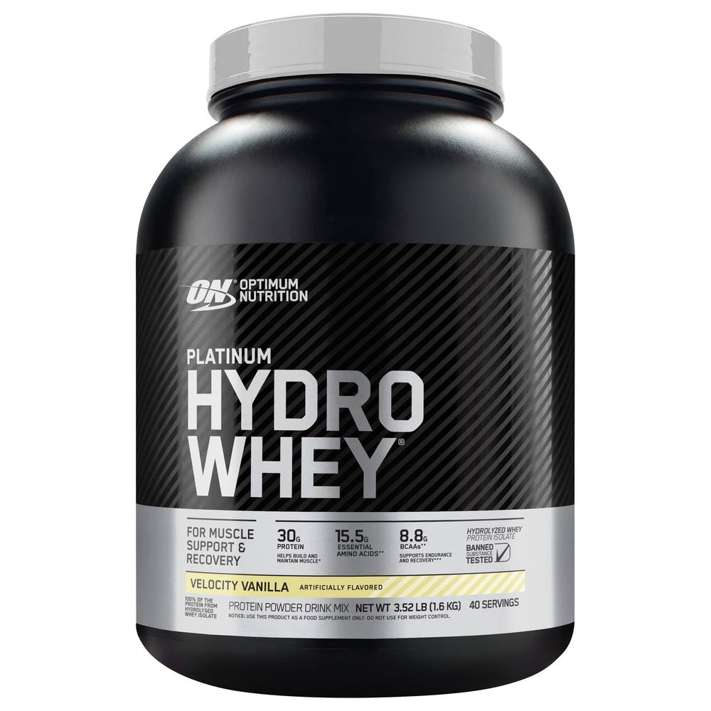 Optimum Nutrition Platinum Hydrowhey Protein Powder Drink Mix (3.5 lbs)