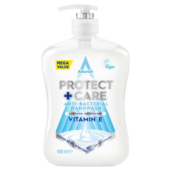 Astonish Protect + Care Anti Bacterial Hand Wash Vitamin E (600ml)