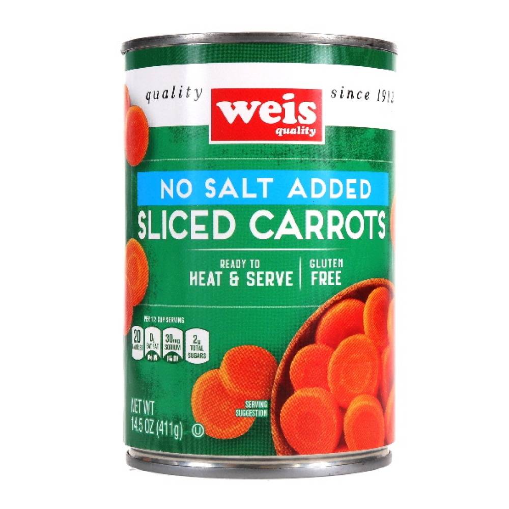 Weis Quality Sliced Carrots No Salt Added