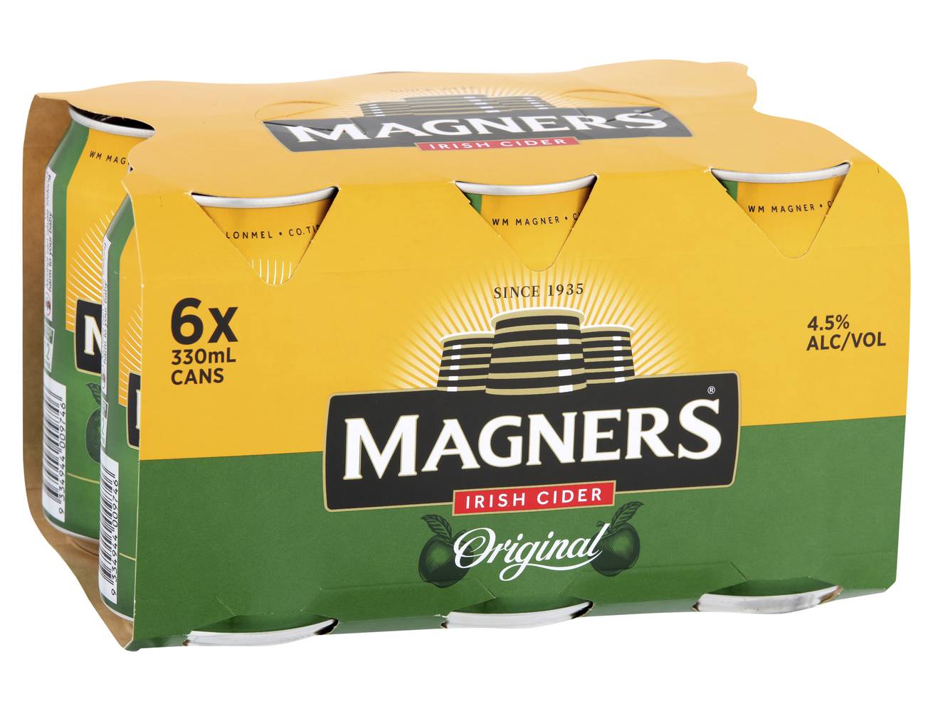 Magners Original Irish Cider Can 330mL X 6 pack