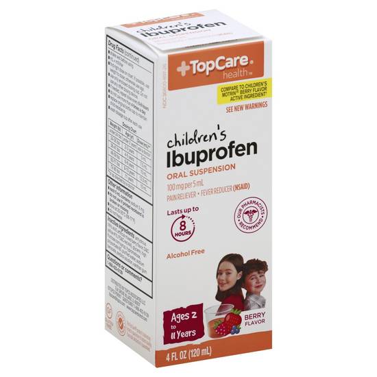 Topcare Berry Flavor Children's Ibuprofen Oral Suspension