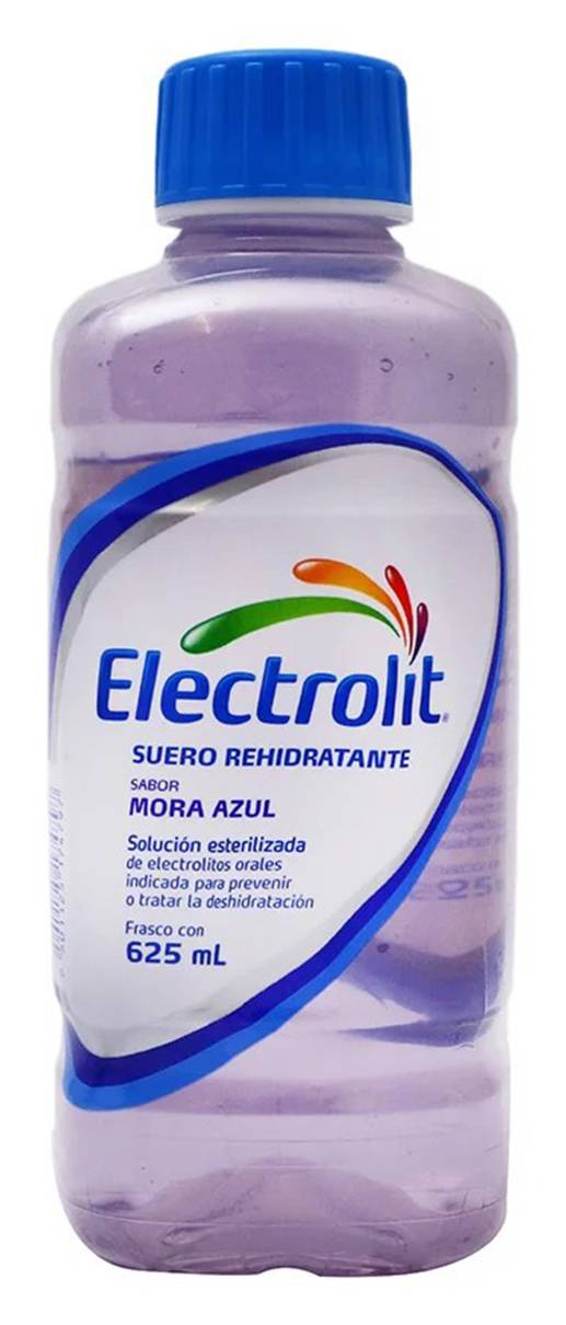 Electrolit · Suero rehidratante, mora azul (625 ml)