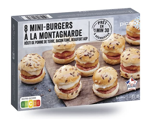 8 mini-burgers à la montagnarde