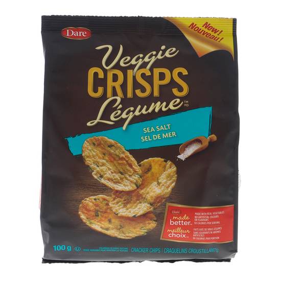Dare Veggie Crips Sea Salt Crackers (100 g)