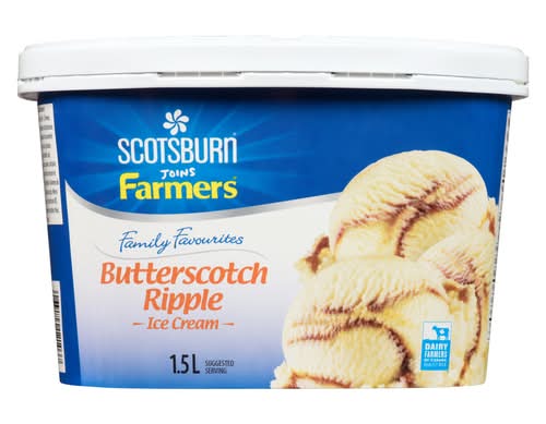 Favori De La Famille Crème Glacée Caramel Ecossais 1.5 L / Family Favourites Ice Cream Butterscotch Ripple 1.5 L