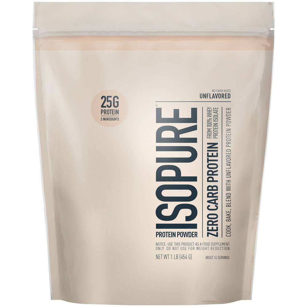 Isopure Natural Whey Protein Isolate Powder (1 lbs)