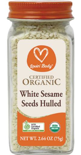 Lovin' Body White Sesame Seeds Hulled (65g)