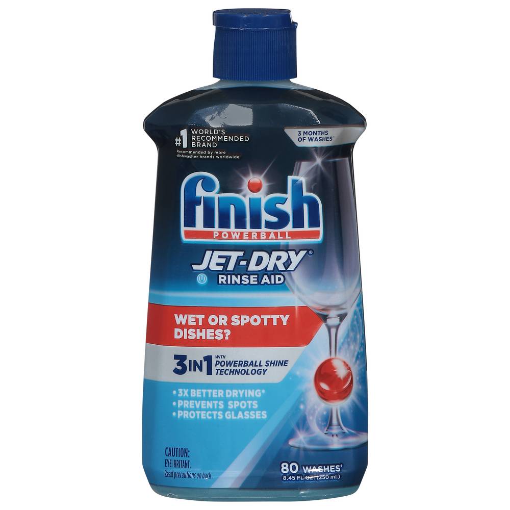 Finish Jet-Dry 3 in 1 Rinse Aid (8.45 fl oz)