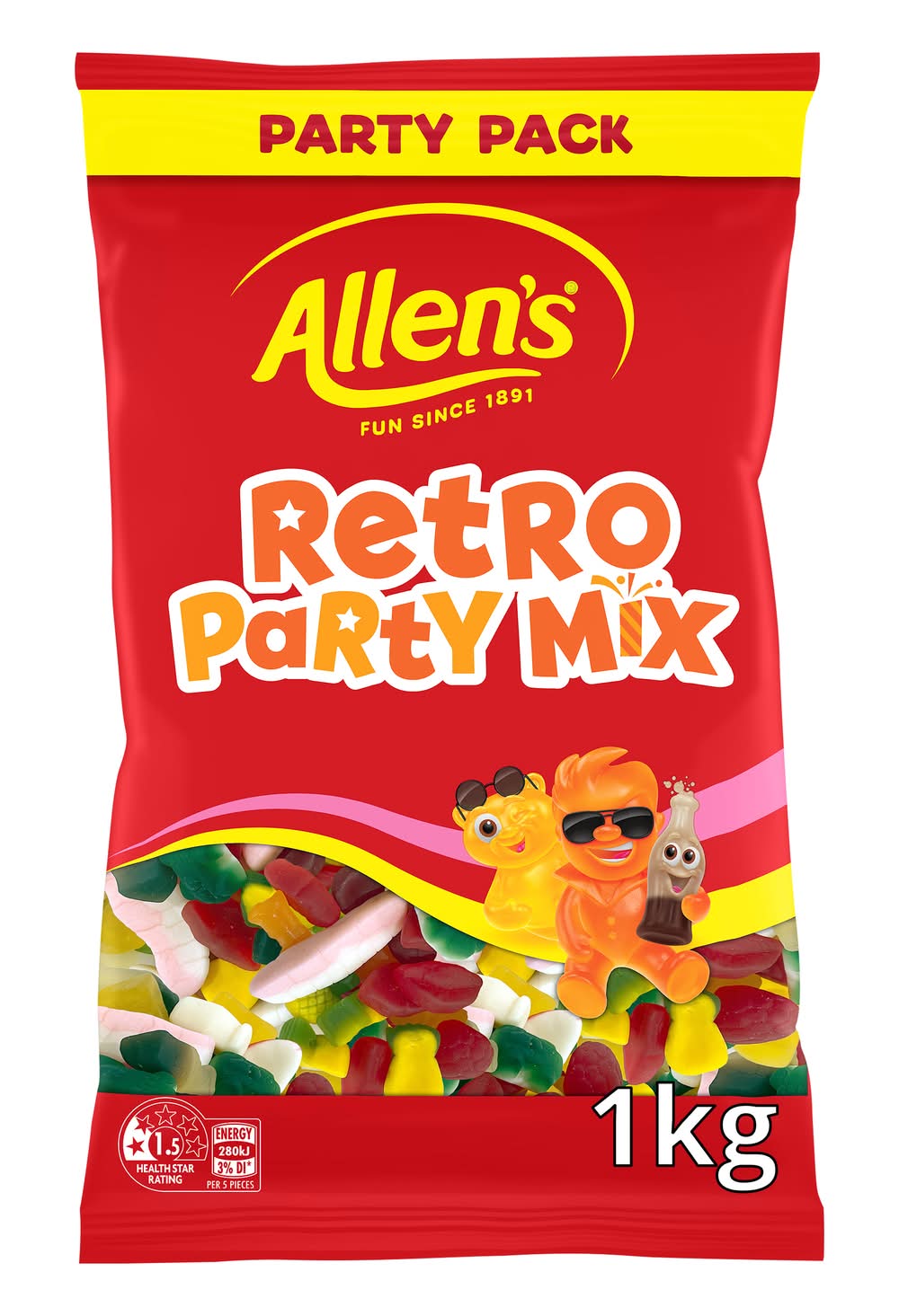 Allen's Retro Party Mix (1kg)