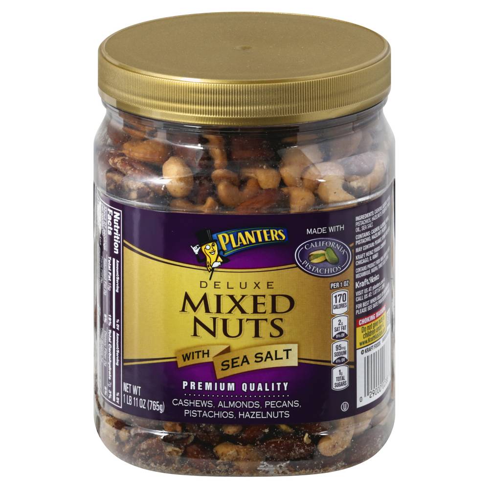 Planters Deluxe Mixed Nuts With Sea Salt