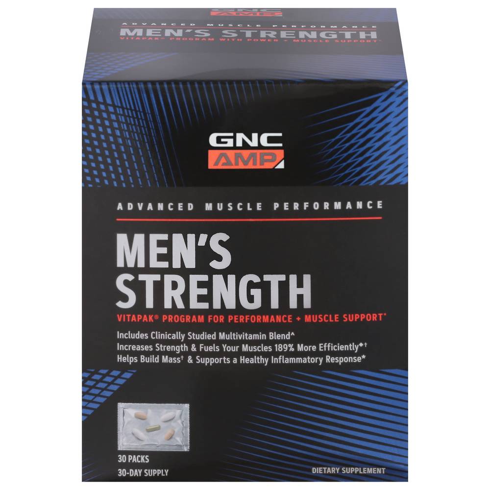 Gnc Amp Men's Strength (30 ct)