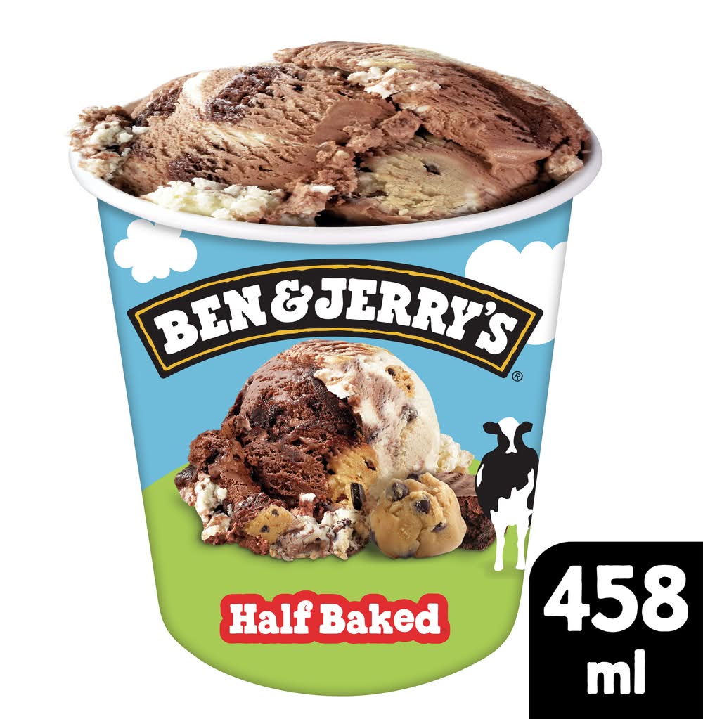Ben & Jerry's Ice Cream, Half Baked (458mL)