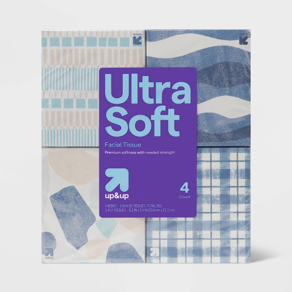 up&up Ultra Soft Facial Tissue (260 ct)