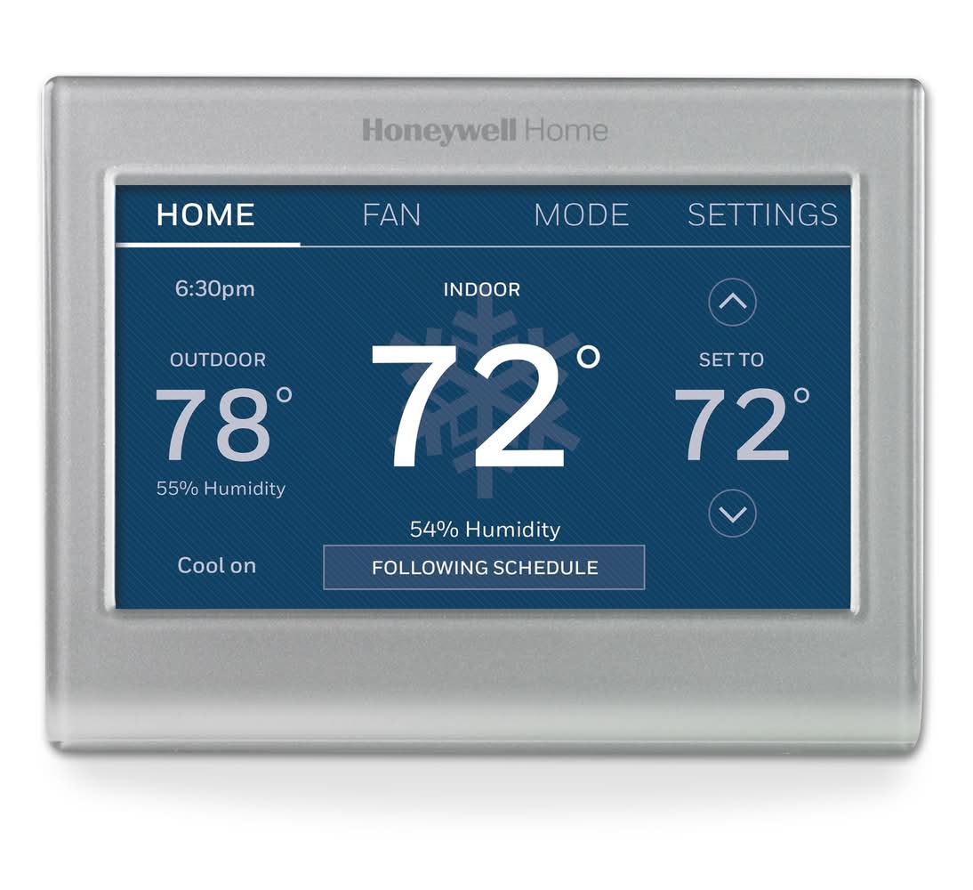 Honeywell Home Smart Color Built In Wifi Heating And Cooling Touch Screen Programmable Thermostat