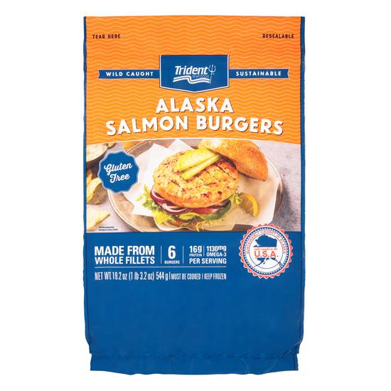 Trident Burgers (alaska salmon)