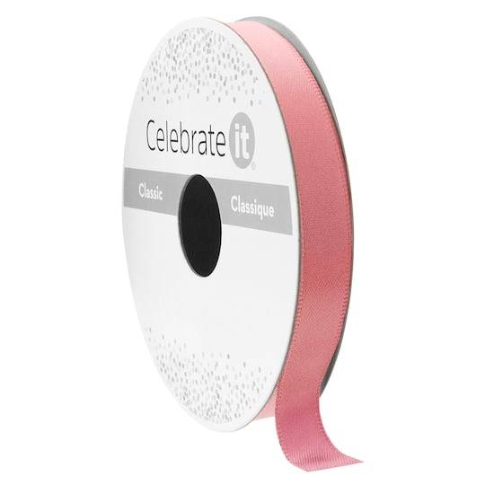 Celebrate It Classic Ribbon, 0.95cm x 13.716m, Pink Rose