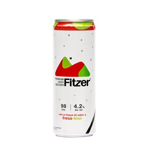 Fitzer · Hard seltzer fresa-kiwi (355 ml)