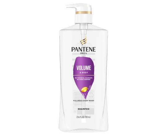 Pantene Shampoo For Fine or Thin Hair, Volumizing, Lightweight, Safe For Color Treated Hair, Paraben Free (23.6 fl oz)