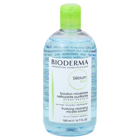 Bioderma Sebium H2o Micellar Water Makeup Remover For Combination To Oily Skin