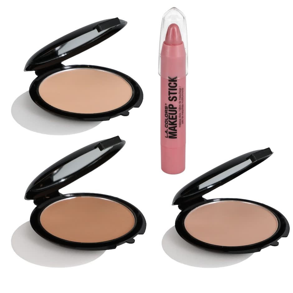 L.A. Colors Expressions All-N-One Cosmetic Pencils and Pressed Powders