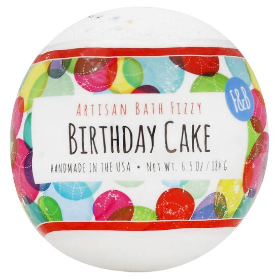 Fizz & Bubble Bath Fizzy Artisan Birthday Cake