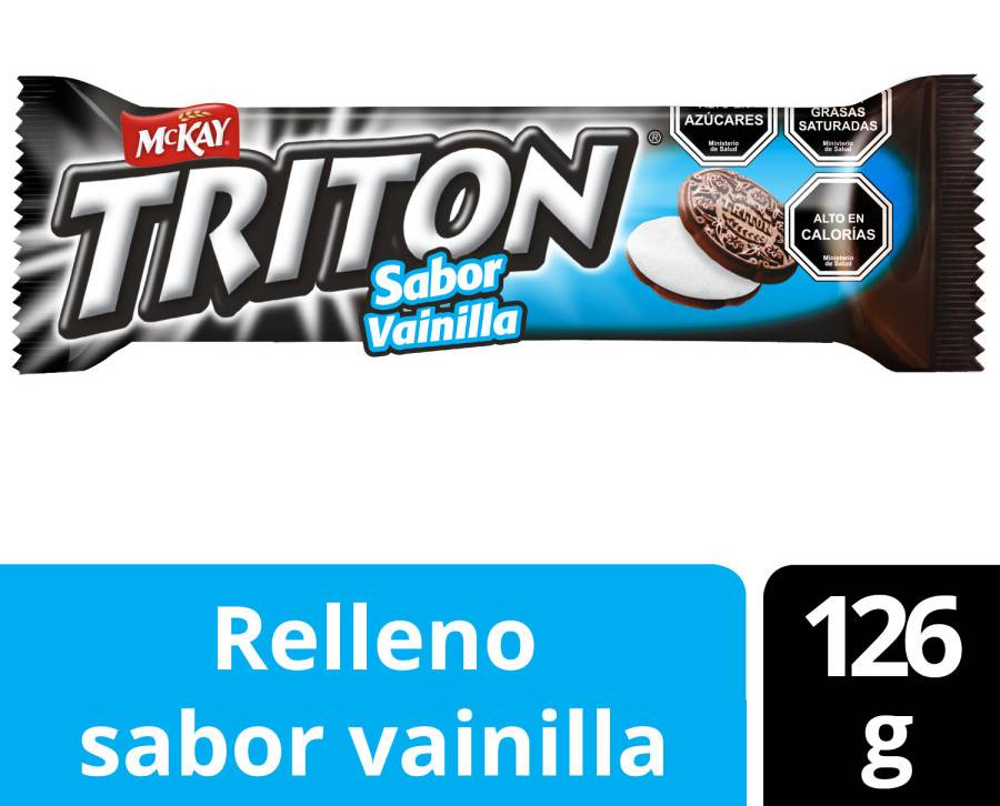 McKay · Galleta triton relleno vainilla (126 g)