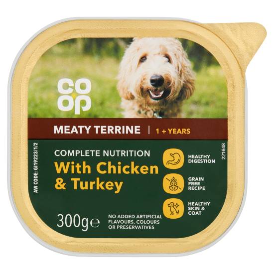 Co-Op Meaty Terrine With Chicken & Turkey 1+ Years (300g)